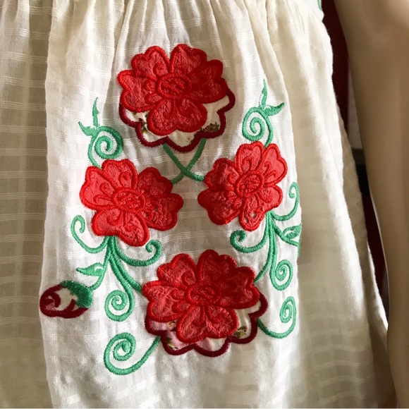 Pura Vida Embroidered Camisole Cotton Top Size Small - Picture 15 of 16